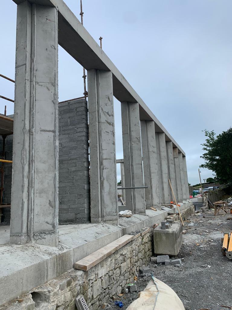 image of the cashel palace hotel in tipperary being constructed